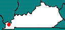 Paducah Camping Location Map
