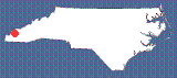 Great Smokey 
Mountains RV Camping Location Map