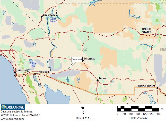 Sentinel Arizona Location