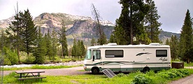 Yellowstone Pebble Creek Campground